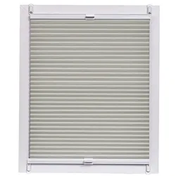 Büscher Sunlines Wabenplissee Lichtschutz 80 cm breit grau, 80x150 cm