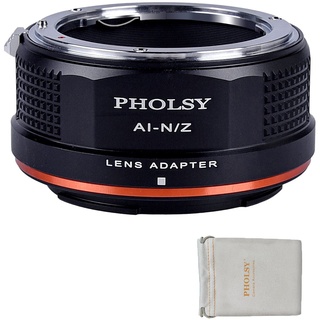 PHOLSY FTZ Objektivadapter Nikon F auf Nikon Z für Nikkor F/AI/AIS/AF/AF-I/AF-S Objektiv und Nikon Z Mount Kameragehäuse für Nikon Z fc, Z30, Z9, Z8, Z6 ii, Z7 ii, Z6, Z7, Z5, Z50