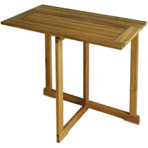 Kölle Balkon-Klapptisch 70 x 38 x 75 cm rot-braun