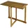 Kölle Balkon-Klapptisch 70 x 38 x 75 cm rot-braun