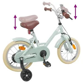 vidaXL Kinderfahrrad 14 Zoll hellgrün