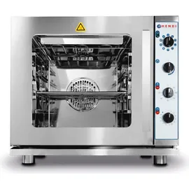 HENDI Kombidämpfer mit Grill 4x GN 2/3, - Hellgrau