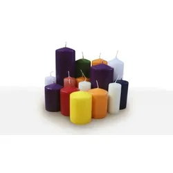 Wiedemann Kerzen 10 KG Kerzen, Stumpenkerzen A-Ware gemischt verschiedene Größen und Farben, NEU TOP Ware