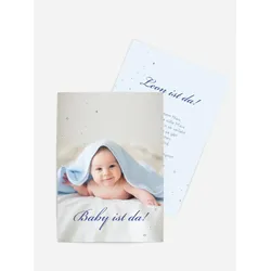 Dankeskarten Geburt selbst gestalten mit Spruch und Fotos im Onlinedesigner bei Meine-Kartenmanufaktur.de