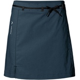 Vaude Womens Tremalzo Skirt III - Rock für den Radsport für Damen - inkl. Innenhose - atmungsaktiver Fahrradrock, Dark Sea Uni, 42