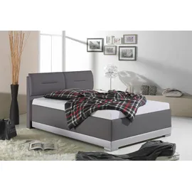 MAINTAL Polsterbett MAINTAL, grau (anthrazit, hellgrau), B:152cm L:212cm, Ausf. 2-5 Matratzenbezug aus 100% Polyester, Betten, Polsterbett, mit verstellbaren Kopfteil-Elementen