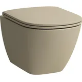 Laufen LUA Wand-WC Advanced compact, 490x360x345mm, H8200830180001, Farbe: bahamabeige
