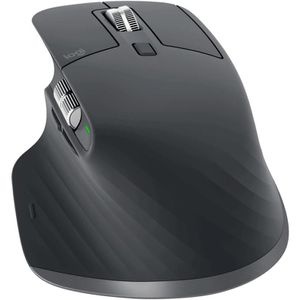 Logitech Maus MX Master 3S Wireless Mouse, 7 Tasten, 8000 dpi, bis zu 3 Geräte, grafit