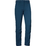 Schöffel Damen Pants Engadin1 Zip Off Hose mit Zip-Off Funktion, kühlende und schnell trocknende Outdoor Hose für Frauen, dress blues, 46