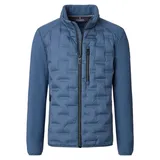 CasaModa Materialmixjacke blau 5XL
