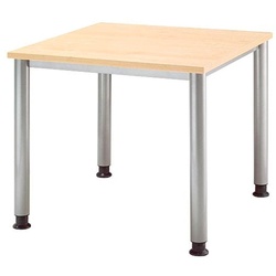 OTTO Office Premium Schreibtisch »OTTO Office Line 1 / Teamarbeitsplatz« braun, 80x81x80 cm