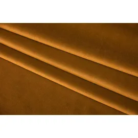 Gardinenbox Vorhang »Milano« Samt Blickdicht Schlaufenband Tunneldurchzug Blackout Bügelband kürzbar Senf 2 Stück HxB 235x135 cm, 20357