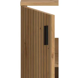 inn.furn Livia Büroschrank 30 x 95 x 30 cm Braun