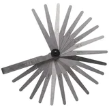 Masidef Fühlerlehre 20 Blatt Grau 0,05-1,00 mm