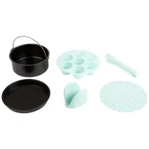 Jata JESA2090, Zubehör-Set, Jata, Schwarz, Mintfarbe, Silikon, Edelstahl, Silikon, 750 g - Schwarz/Grün