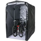 Mendler Fahrradgarage HWC-N61, Foliengarage Aufbewahrungsgarage Garagenzelt, Alu UV-Schutz wasserfest, 201x121x201cm anthrazit - Grau