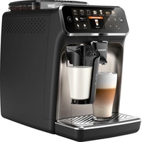 Philips Kaffeevollautomat 5400 Series EP5447/90 LatteGo, 12 Kaffeespezialitäten und 4 Benutzerprofilen chrom/mattschwarz schwarz