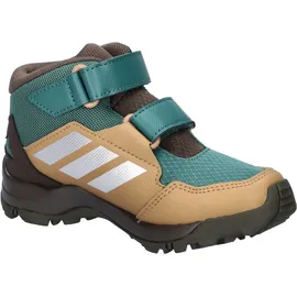adidas Unisex Kinder Terrex Skychaser Mid Gore-Tex Hiking Kids Shoes, Preloved Teal/Matte Silver/Cardboard, 31 EU