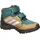 adidas Unisex Kinder Terrex Skychaser Mid Gore-Tex Hiking Kids Shoes, Preloved Teal/Matte Silver/Cardboard, 31 EU