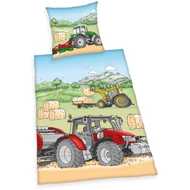 Herding Young Collection Traktor 135 x 200 cm + 80 x 80 cm