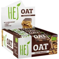 HEJ Natural HEJ Oat Bar Organic (12x45g) Chocolate Hazelnut