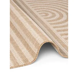 Ted Baker Woodfield Wendeteppich", beige Jute weiß), B:160cm H:8mm L:230cm, Polypropylen, Teppiche, Teppich, Designteppich, Wetterfest, Pflegeleicht, Modern, Wohnzimmer, Terrasse
