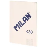Milan MILAN® 57243G48BG Notizbuch, A4 48 Blätter beige