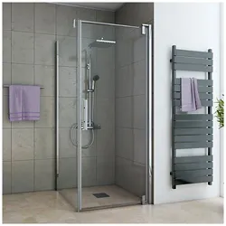 Breuer Europa Design Drehtür rechts für Seitenwand, 90 cm 1260.005.101.004, Duschkabinen, alu chromeffekt
