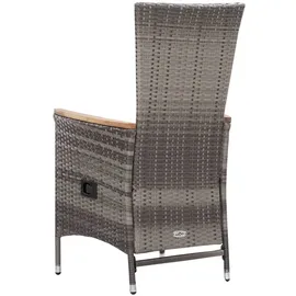 vidaXL Garten-Lounge-Set 3-tlg. grau 3059364