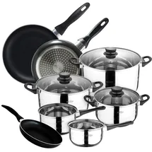 San Ignacio Toledo Topf-Set 8-tlg. 3 x Bratpfanne + 5 x Kochtopf