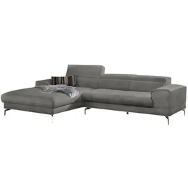 W.Schillig Eckcouch Chenille 3-Sitzer Grau