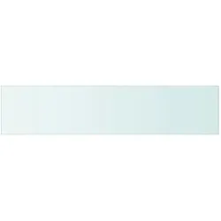 vidaXL Regalboden Glas Transparent 90x20 cm