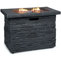 Anafi Gas-Feuerstelle 40.000BTU/13kW Abdeckung Edelstahlbrenner