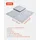 Vevor PVC Garagenboden, 16er-Pack 513x513x5 mm, Werkstattboden, Industrieboden, Klick Verlegung, rutschfeste PVC-Matten mit Diamantplatte für Werkstatt, Lager, Werkzeugraum, Hellgrau