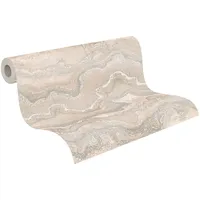 A.S. Création Tapete 396596 10 m x 0,64 m Beige/Silber 396596