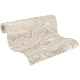 A.S. Création Tapete 396596 10 m x 0,64 m Beige/Silber 396596