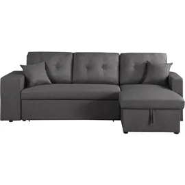 habitat garten Eckcouch Grau 3-Sitzer