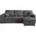 habitat garten Eckcouch Grau 3-Sitzer