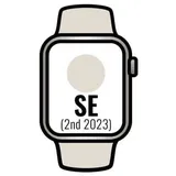 Apple Watch SE GPS 40 mm Aluminiumgehäuse polarstern, Sportarmband polarstern S/M