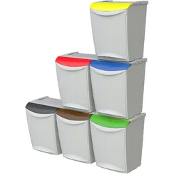DENOX Modulares Recyclingsystem Ecosystem. Grüne Farbe.