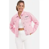 Cipo & Baxx Jeansjacke in pink, | Gr.: S