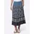 Heine A-Linien-Rock Damen Bedruckt Marine/Ecru 34