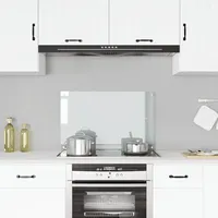 vidaXL Küchenrückwand Transparent 80×50 cm Hartglas