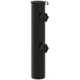vidaXL Parasol Fußrohr 0,6 kg Eisen Schwarz