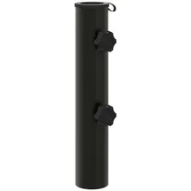 vidaXL Parasol Fußrohr 0,6 kg Eisen Schwarz