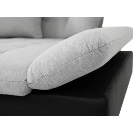 Mirjan24 Eckcouch 2-Sitzer Uttario Velvet L-Form Grün