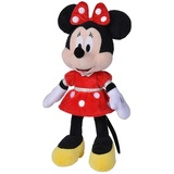 SIMBA Plüschfigur Disney MM, Minnie 35cm Plüschtier im roten Kleid, Kuscheltier, Micky Maus, ab den ersten Lebensmonaten