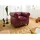Massivmoebel24 Sessel Chesterfield Leder 105 x 75 x 82 cm Rot
