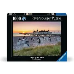 RAVENSBURGER 12000644 Puzzle 1000 Teile Ostseebad Ahlbeck, Usedom