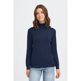 Oxmo Rollkragenpullover Blau M
